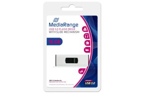 MEDIA RANGE USB 3.0 FLASH DRIVE 16GB (SLIDE)